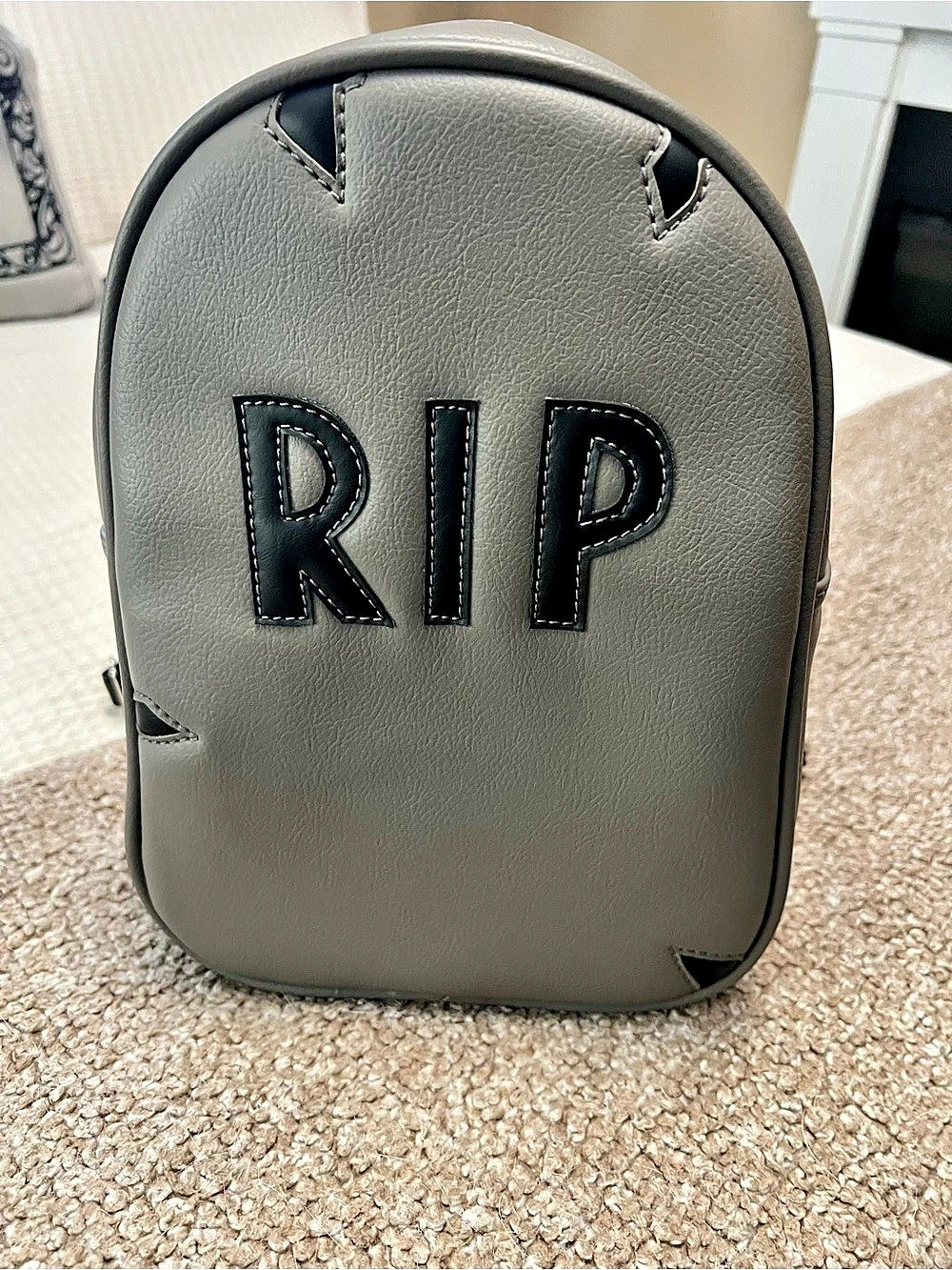 NEW Love Pain and Stitches Tombstone Backpack